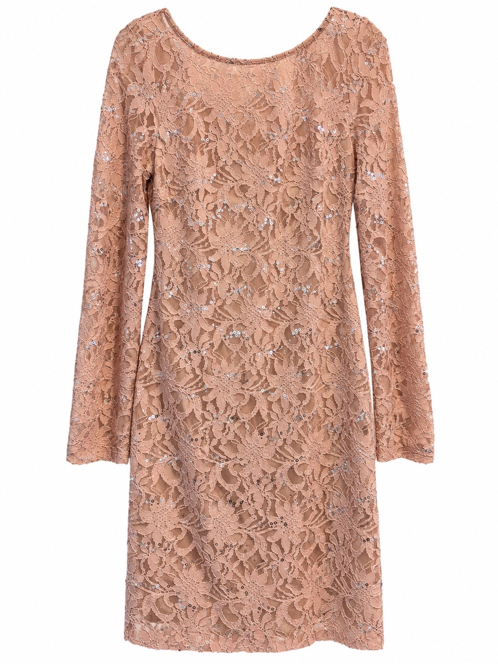 JS Collection Pink Peach Lace Dress